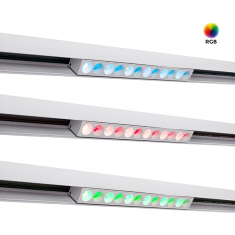LED Leuchte Magnet Schienensystem RGB CCT 6W UGR18 MiLight