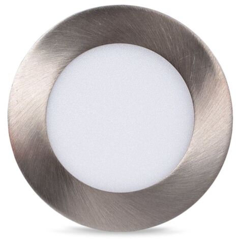Barcelona Led – Spot LED encastrable extra-plat 6W – Luminosité 430 lumens – Température de couleur réglable 3000K/4000K/6000K – Découpe Ø 110mm – IP20