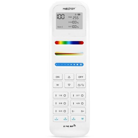 Télécommande LED RGB + CCT - 100 Zones - BLANC - FUT100 - Mi (1/5)