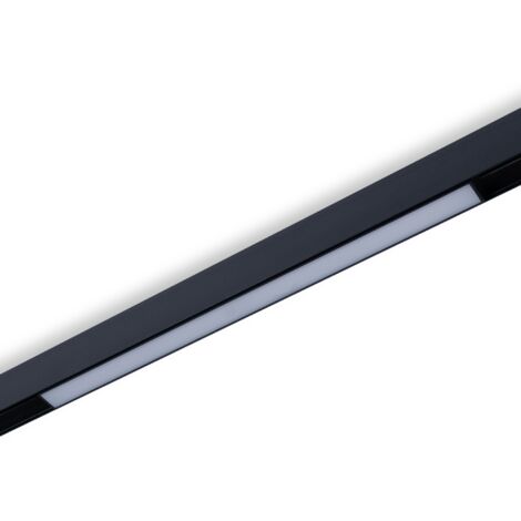 Spot LED linéaire opale CCT sur rail magnétique 48V - 20W -