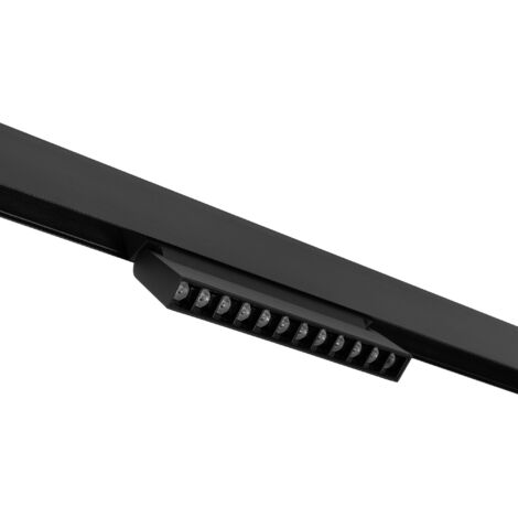 Spot LED linéaire orientable sur rail magnétique 48V- 12W - - Blanc Neutre