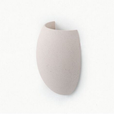 Applique murale en ciment "Semba" - 3 couleurs - 1 x G9 - Blanc