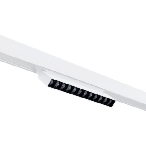 Spot linéaire orientable pour rail magnétique 48V- 12W - 4000K - - Blanc Neutre