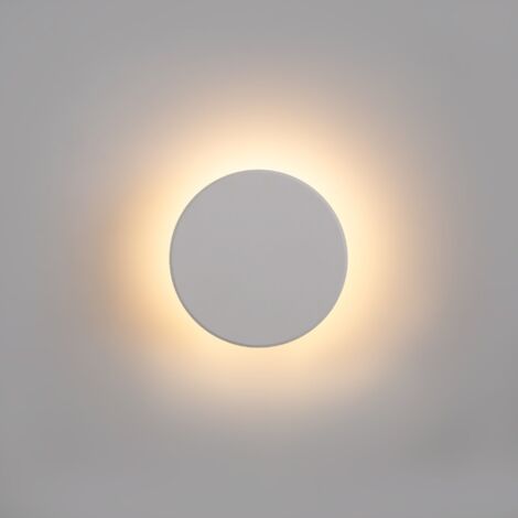 Barcelona Led – Applique murale LED Eclipse 9W – CCT réglable 3000K/4000K/6000K – IP65 pour extérieur – Finition mate en PVC