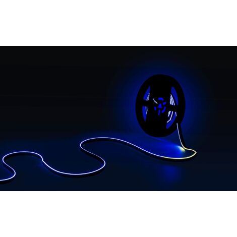 Ruban LED intelligent RGB COB - 24V DC - Emission latérale -