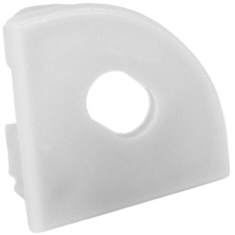 Embout de finition gris pour profilé d'angle PXG-1616