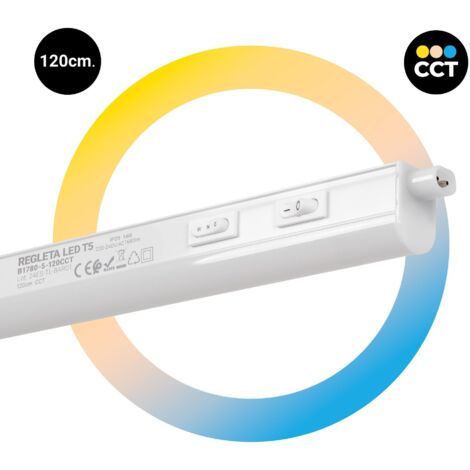 Réglette LED sous meuble T5 - 14W - CCT - 120 cm - Opal