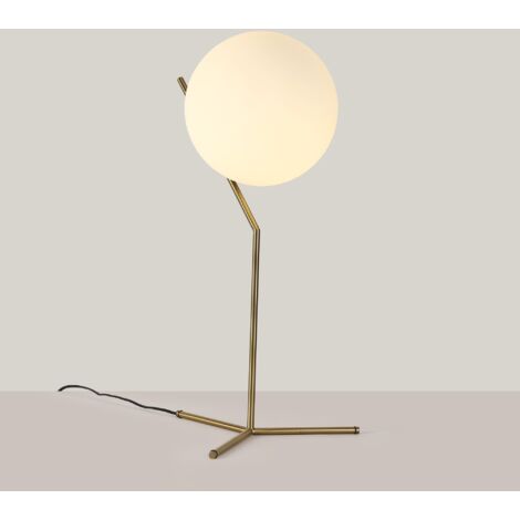 Lampe à poser boule en verre "NOLA" - E27 - Ø 25cm