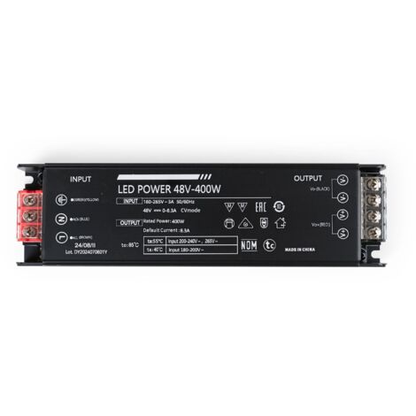 Alimentation 400W 48V - 8.3A - Haute efficacité - IP20