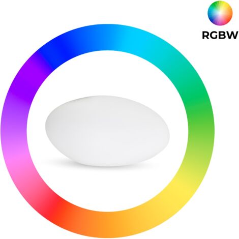 Lampe d'extérieur "Stone" - RGBW - 1W - Ø28 - Rechargeable (1/5)