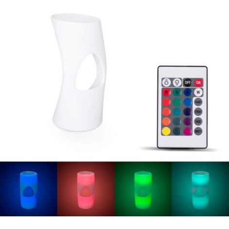 Tabouret d'extérieur lumineux avec kit d'éclairage LED RVB fabriqué en