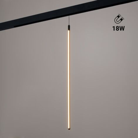 Lampe pendante verticale à LED pour rail magnétique - 48V -