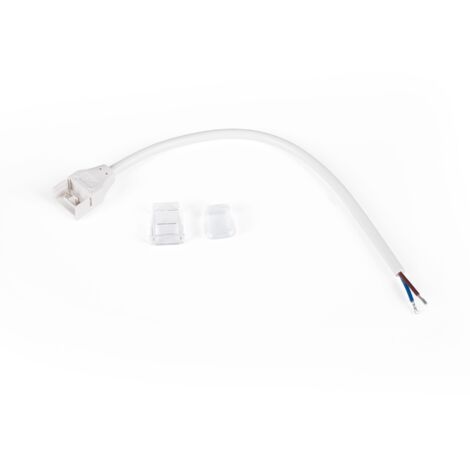 Connecteur de démarrage + Capuchon de fin pour ruban LED - (1/4)
