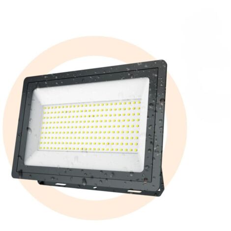 Projecteur LED extérieur - Slim - 200W - 18.000lm - IP65 - Blanc Neutre - Noir (1/5)