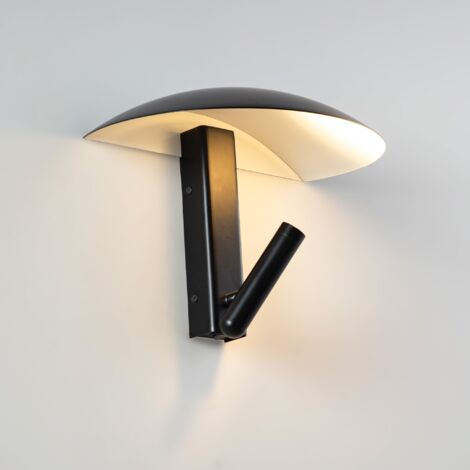 Applique LED Da Lettura B·LED BARCELONA 'AKARI' 3W 2700K – Luce Calda Orientabile In Rosso Terracotta, Design Minimalista Per Camera E Corridoio