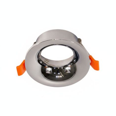 Spot encastrable rond - GU10 / MR16 - Découpe Ø65mm - Chromé