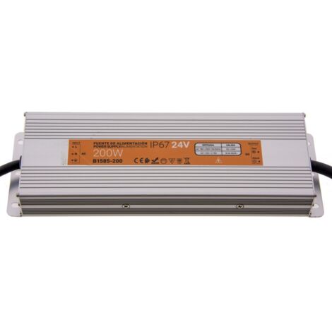 Barcelona Led – Transformateur 24V 200W 8.3A étanche IP67 – Protection contre court-circuit et haute température – Pour dispositifs LED