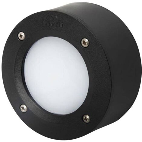 Balise LED extérieur surface "EXTRALETI 100 - FUMAGALLI" - 3W - Noir