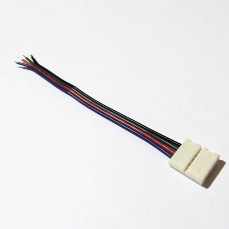 Connecteur ruban led 10mm avec cable