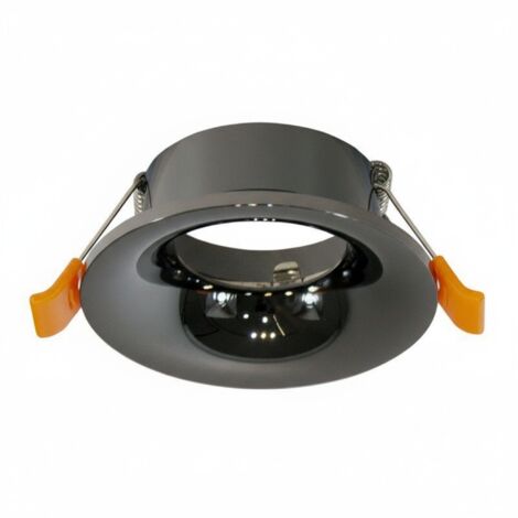 Spot encastrable rond - GU10 / MR16 - Découpe Ø65mm - Perle noire