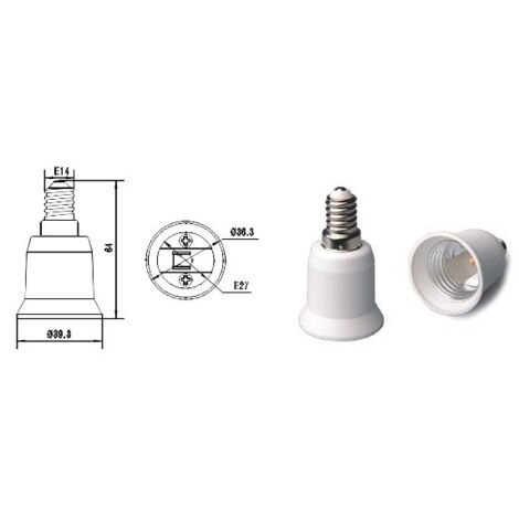 Adaptateur E27 vers E14