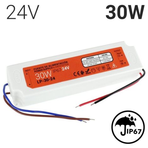 Transformateur étanche compact 24V 30W IP67