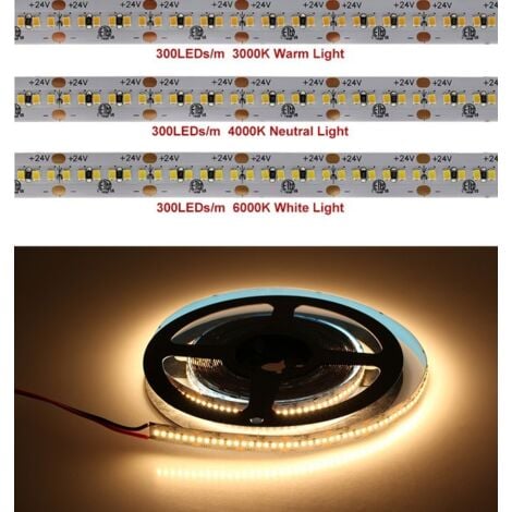 Rouleaux de 5 mètres de Ruban LED - 12V - 10W/m - IP20