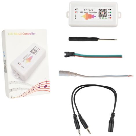 Contrôleur musical LED IC Pixel RGB/RGBW Bluetooth - 5-24V DC - (1/5)