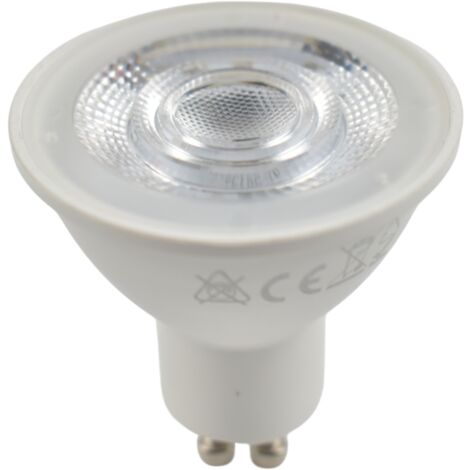 Barcelona Led – Ampoule LED GU10 5W – Couleur ambre 1800K – Équivalent halogène 35W – Économie d'énergie 80% – Installation directe 230V