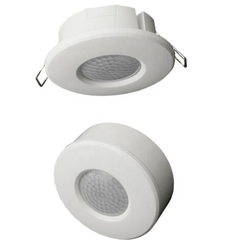 Plafonnier Led 3 en 1 18W 120LM/W. Avec détecteur de mouvement, montage  encastré et en saillie