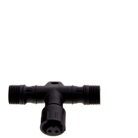 Barcelona Led – Connecteur en T étanche pour balises LED 12/24V – Indice de protection IP67 – Connexion sécurisée pour conditions extérieures difficiles