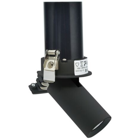 Adjustable recessed LED spotlight - 7W - Cree Chip - 24° - Noir