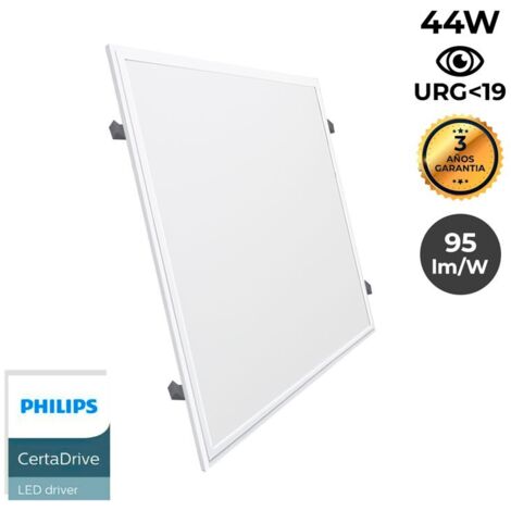 Barcelona Led – Panneau LED 60x60 cm 44W – Faible éblouissement UGR19 – Driver Philips – Éclairage intérieur cuisine et bureau – 2822lm à 6000K