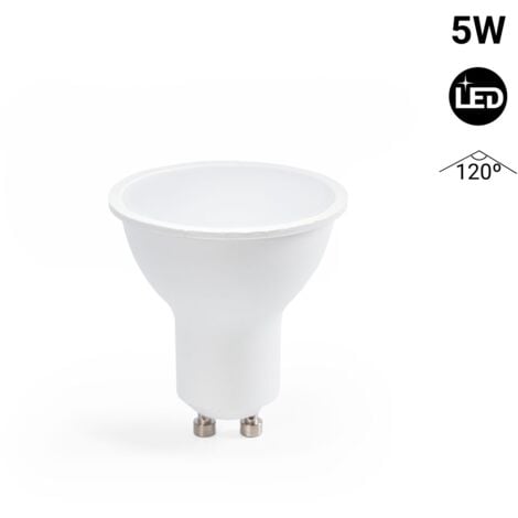 Ampoule LED GU10 - 5W - 120° - Blanc Froid
