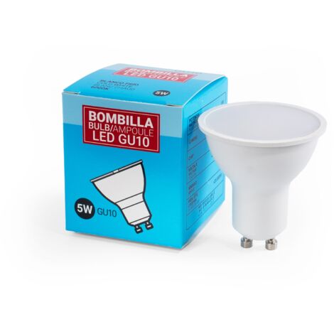 Ampoule LED GU10 - 5W - 120° - Blanc Froid
