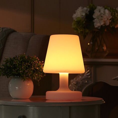 Acheter Lampe de bureau décorative en bois originale lampe de chevet de  chambre créative gradation télécommande LED veilleuse économie d'énergie