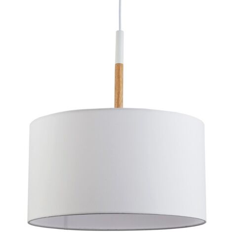 Barcelona Led – Plafonnier suspendu Class XL – Blanc – E27 – Installation facile avec ajustement de hauteur – Pour salons et bureaux (1/5)