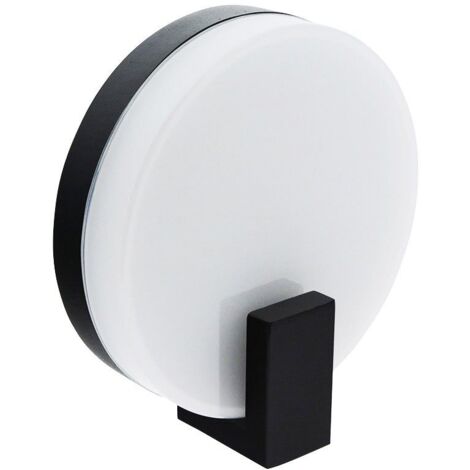 Applique LED extérieur "Lucca" 10W IP54 - Blanc Chaud - Noir (1/5)