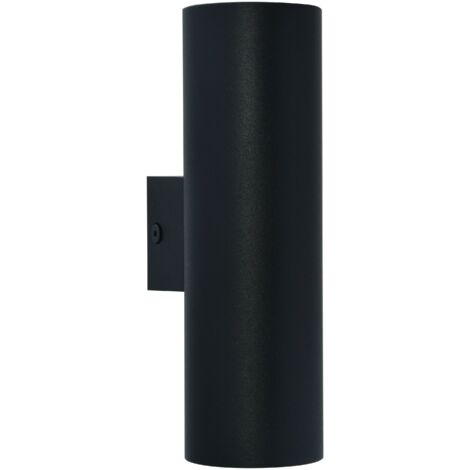 Barcelona Led – Applique murale 2 spots GU10 50Wx2 en aluminium – Éclairage haut et bas – Ø56x75x180mm – Indice de protection IP20 – Tension 220-240V