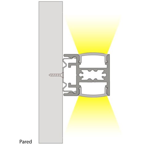 Kit Profilé aluminium Led Exterieur IP 67 Pergola 2 X 2 Mètres