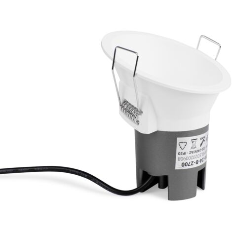 Spot LED 6W 24º "Koppa" incliné - Blanc