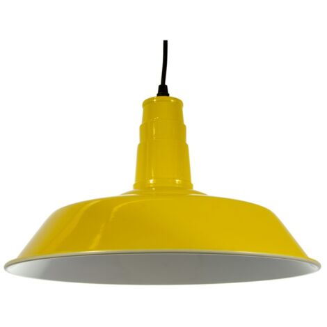 Barcelona Led – Suspension Elsker mini en aluminium Ø360 mm – Design industriel – Intérieur laqué blanc – Pour espaces modernes (1/6)