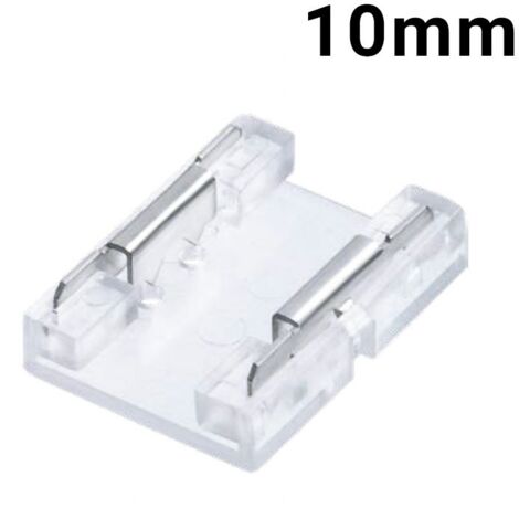 Connecteur De Ruban Pour Clôture électrique - Clip Simple/double En Acier Inoxydable, Câble De 1m, Pour Bétail Et Agriculture
