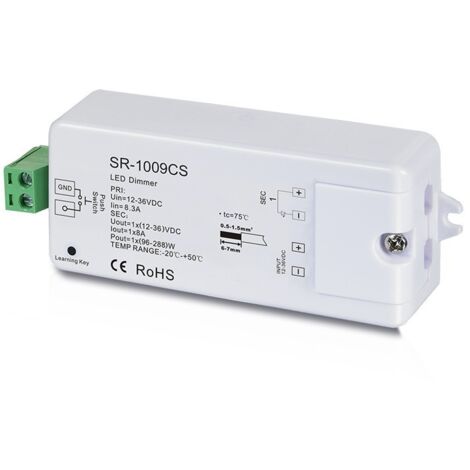 Régulateur unicolore 12-36V 1 canal 8A contrôle RF SUNRICHER -