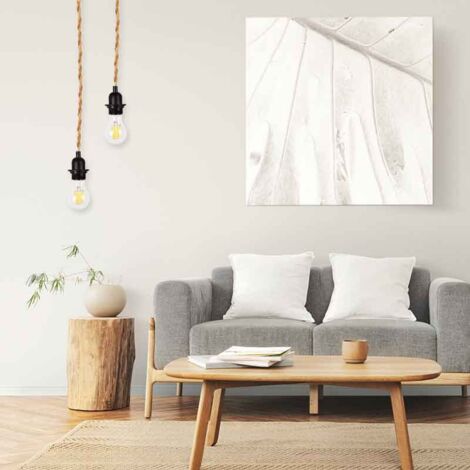Suspension en bois pour ampoule E27 130cm