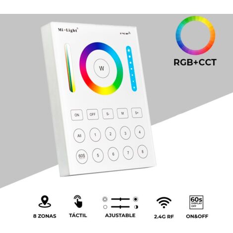 Télécommande murale 8 Zones RGB+CCT  Mi Light (1/5)
