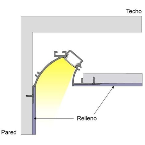 Vente clip de fixation pour profilé lèche-mur haut/bas 18x49 mm