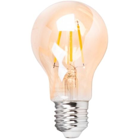 Ampoule LED Standard ambre D6cm E27 - Atmosphera créateur d'intérieur