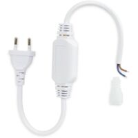 Barcelona Led – Câble d'alimentation redresseur pour ruban LED COB 220V AC – Support jusqu'à 50m de bande LED – Connexion directe au réseau électrique