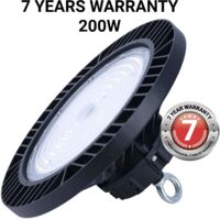 Barcelona Led – Suspension industrielle LED 200W – Blanc froid 5000K – IP65 résistant à l'eau et à la poussière – 150 lm/W pour grands espaces